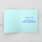 Bonne carte marie d'anniversaire (Intérieur)