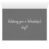 Bonne carte marie d'anniversaire (Intérieur Horizontal (Bas))