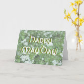 Bonne carte May Day (Fleur jaune)