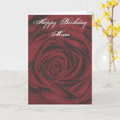 Bonne carte mère d'anniversaire (Fleur jaune)