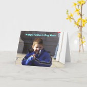 Bonne carte mère Fête des pères (Fleur jaune)