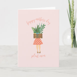 Bonne carte mère Plante de la fête des mères