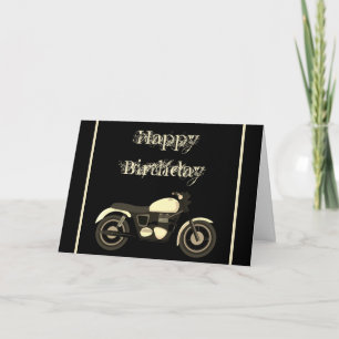 Bonne carte moto anniversaire