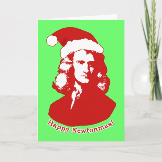 Bonne carte Newtonmas pour les fêtes (Devant)