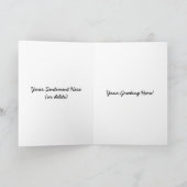 Bonne carte or d'anniversaire (Intérieur)