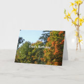 Bonne carte papa d'anniversaire (Fleur jaune)