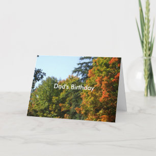 Bonne carte papa d'anniversaire