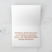 Bonne carte papa d'anniversaire (Intérieur)