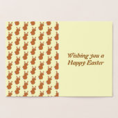 Bonne carte Pâques Bunny Foil (Intérieur)