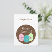 Bonne carte Pâques mignonne (Debout devant)