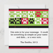 Bonne carte Pawlidays (Dos)