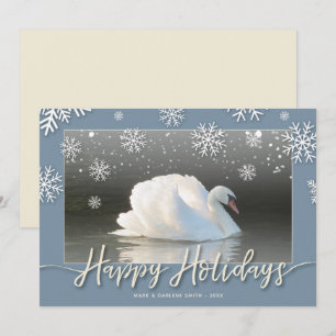 Bonne Carte Plat Vacances Swans