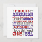 Bonne carte plate du 4 juillet (Dos)