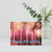 Bonne carte postale 4 juillet (Debout devant)