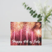 Bonne carte postale 4 juillet (Debout devant)