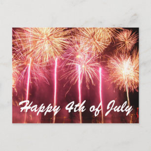 Bonne carte postale 4 juillet