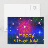 Bonne carte postale 4 juillet2 (Devant / Derrière)