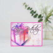 Bonne carte postale anniversaire (Debout devant)