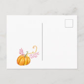 Bonne carte postale Automne (Dos)