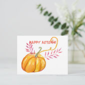 Bonne carte postale Automne (Debout devant)