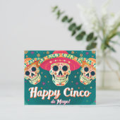 Bonne carte postale Cinco de Mayo (Debout devant)