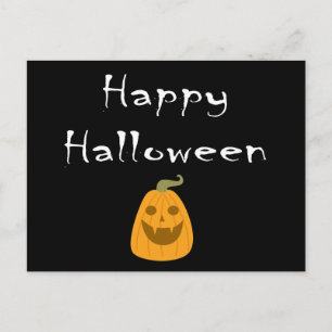 Bonne carte postale Citrouille Halloween