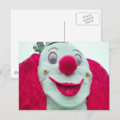Bonne carte postale clown (Devant / Derrière)