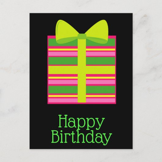 Bonne carte postale d'anniversaire (Devant)