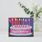 Bonne carte postale d'anniversaire (Debout devant)