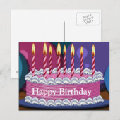 Bonne carte postale d'anniversaire (Devant / Derrière)