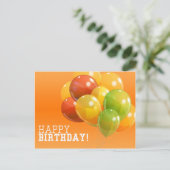 Bonne carte postale d'anniversaire (Debout devant)