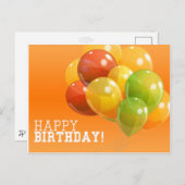 Bonne carte postale d'anniversaire (Devant / Derrière)