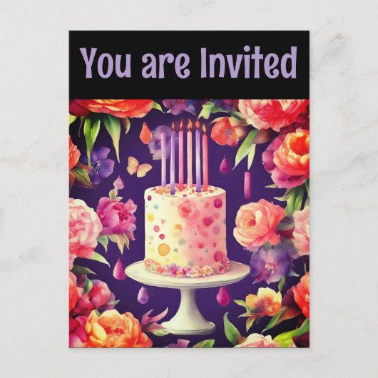 Bonne carte postale d'anniversaire (Devant)