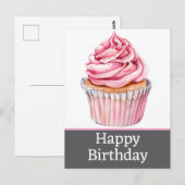 Bonne carte postale d'anniversaire (Devant / Derrière)