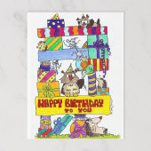 BONNE carte postale d'anniversaire par Nicole Jane