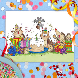 BONNE carte postale d'anniversaire par Nicole Jane