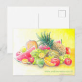 Bonne carte postale de fruits (Devant / Derrière)