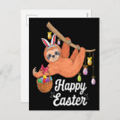 Bonne carte postale de la foulée de Pâques (Devant / Derrière)