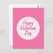 Bonne carte postale de la Saint-Valentin (Devant / Derrière)