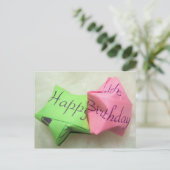 Bonne carte postale de l'étoile d'attente d'annive (Debout devant)