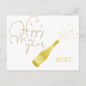 BONNE CARTE POSTALE DE NOUVELLE ANNÉE (Devant)