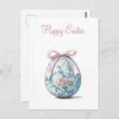 Bonne carte postale de Pâques (Devant / Derrière)