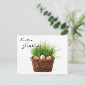 Bonne carte postale de Pâques (Debout devant)