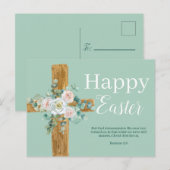 Bonne carte postale de Pâques (Devant / Derrière)