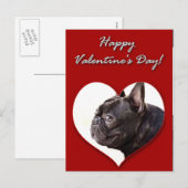 Bonne carte postale de Saint Valentin (Devant / Derrière)