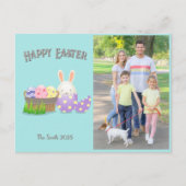 Bonne carte postale de voeux de Pâques (Devant)