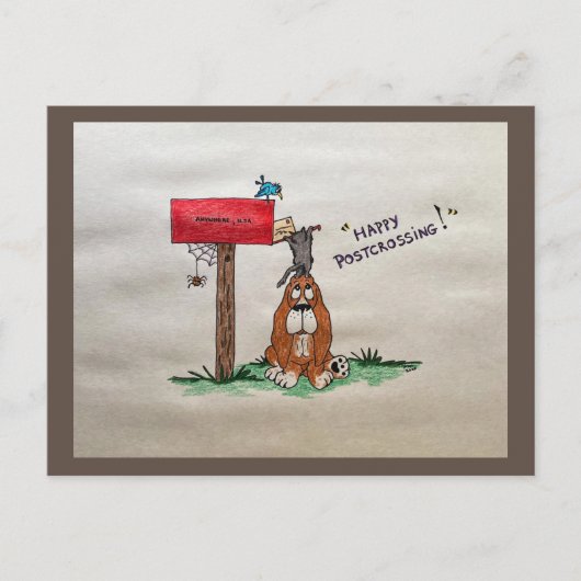 Bonne carte postale des animaux de poste (Devant)