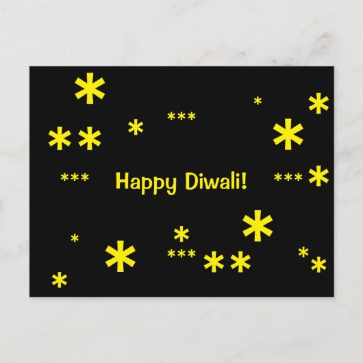 Bonne carte postale Diwali ! (Devant)