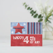 Bonne carte postale du 4 juillet (Debout devant)