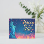 Bonne Carte Postale Du 4 Juillet (Debout devant)